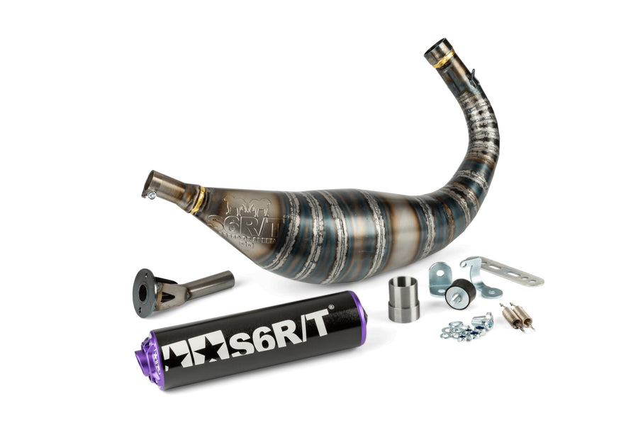 Fantic XE 50 2T - Pot d'échappement R/T 80-90 Noir / Violet