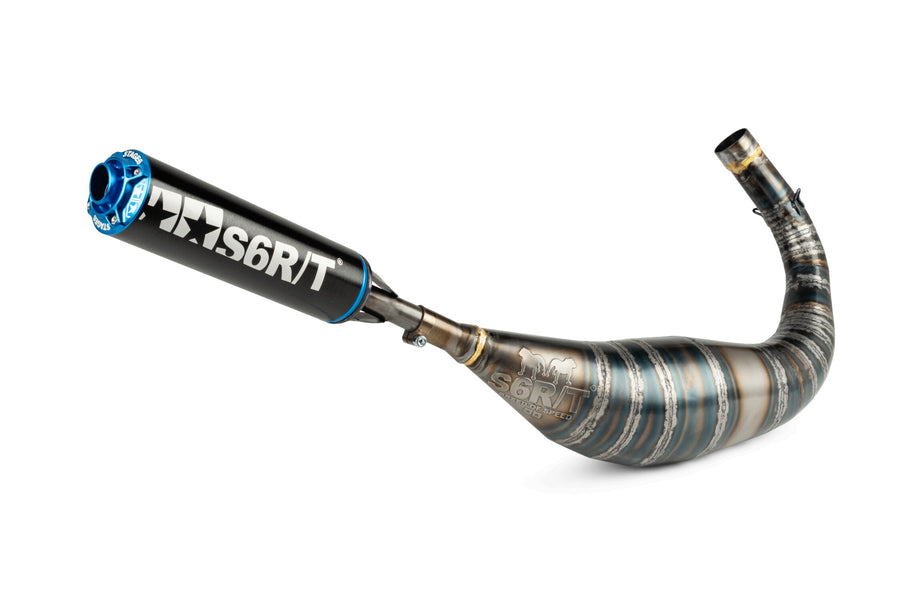 Fantic XE 50 2T - Pot d'échappement R/T 90-100 Noir/Bleu