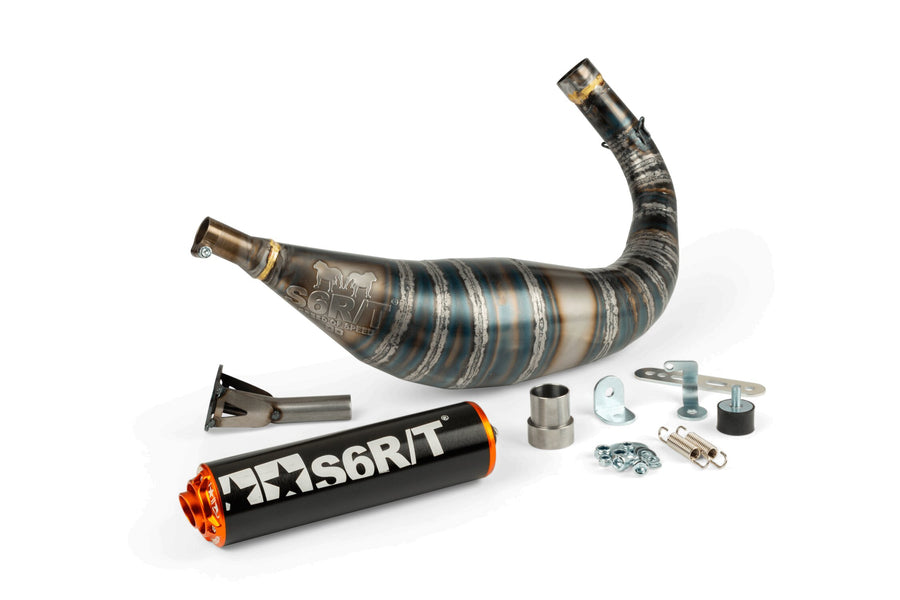 Beta RR-T SM 50 2T - Exhaust R/T 90-100 Black/Orange