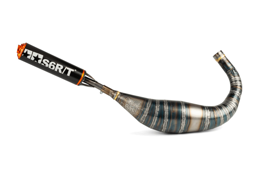 Beta RR Enduro 50 2T - Exhaust R/T 90-100 Black/Orange