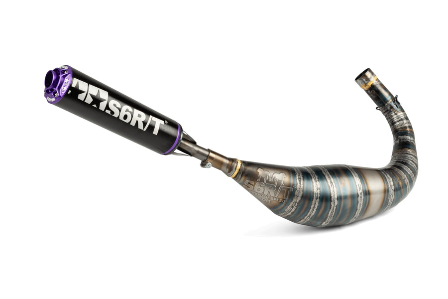 Beta RR Track 50 2T - Pot d'échappement R/T 90-100 Noir/Violet
