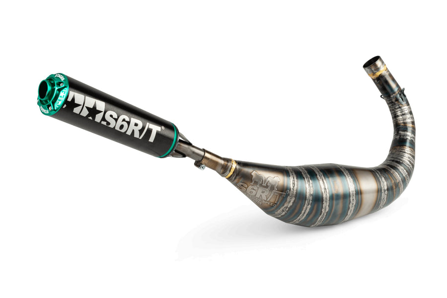 Beta RR Enduro 50 2T - Pot d'échappement R/T 90-100 Noir/Turquoise