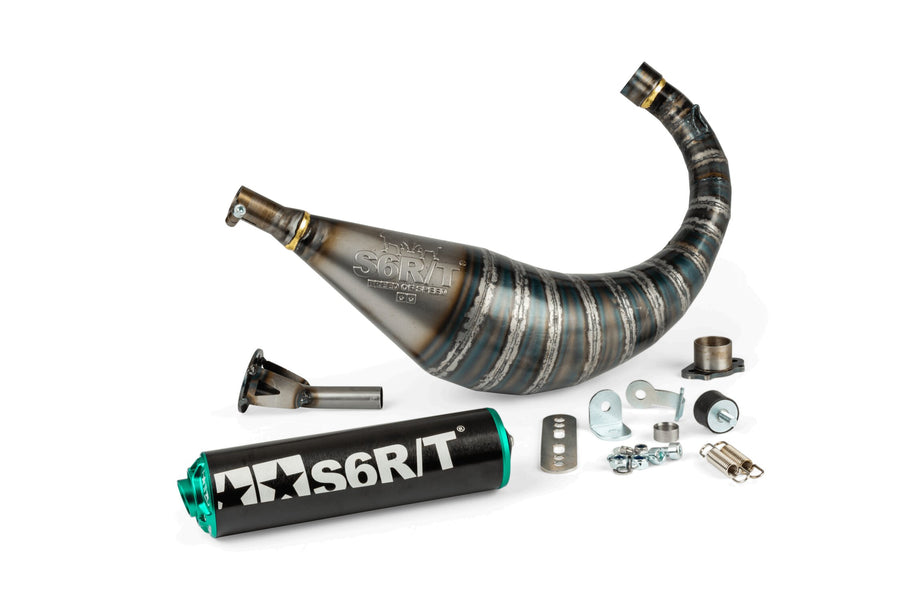 Derbi Senda DRD Racing SM 50 2T D50B0 [2012–] - Exhaust R/T 70-80 Black Turquoise