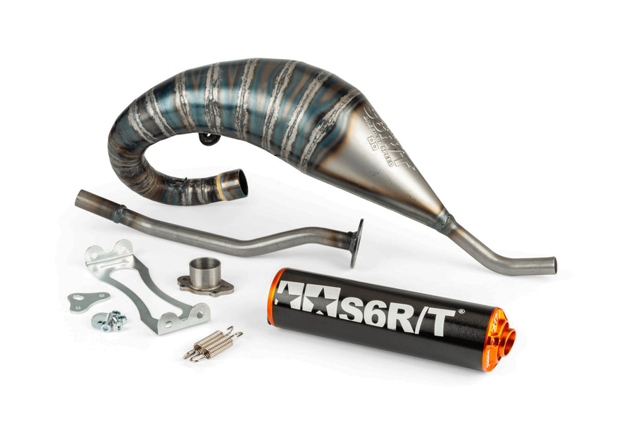 Derbi Senda DRD Racing SM 50 2T D50B0 [2012–] - Exhaust R/T High Black Orange