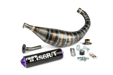 Aprilia SX SM 50 2T D50B0 [2007–] - Pot d'échappement 80-90 Noir / Violet