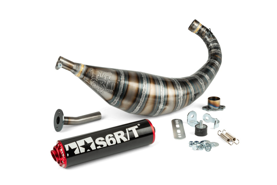 Derbi Senda X-Race SM '05 - '10 50 2T D50B0 - Exhaust 80-90 Black / Red