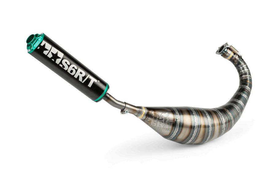Derbi Senda R DRD Racing Enduro 50 2T D50B0 [2006–] - Exhaust 80-90 Black / Turquoise