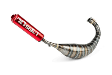 Derbi Senda R X-Treme Enduro '05 - '10 50 2T D50B0 - Pot d'échappement 80-90 Rouge