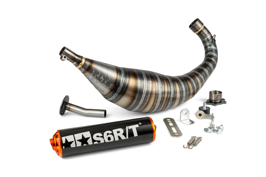 Aprilia RX Factory 50 2T - Exhaust R/T Black Orange