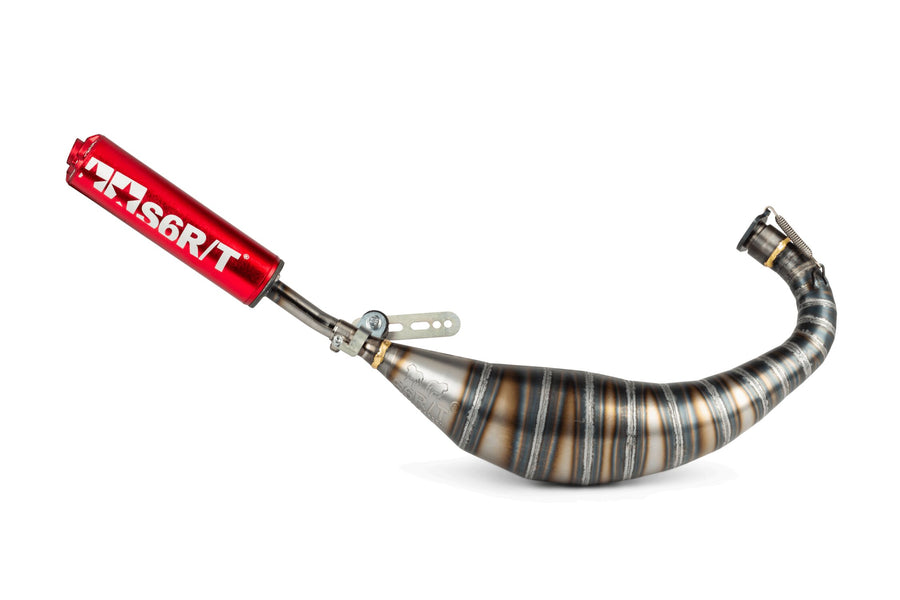 Aprilia RX 50 2T D50B1 [2006–] - Exhaust R/T 90-100 Red
