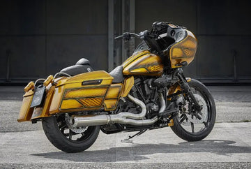 harley davidson touring [RICK'S MOTORCYCLES] – Disque de frein design vague flottante - 0