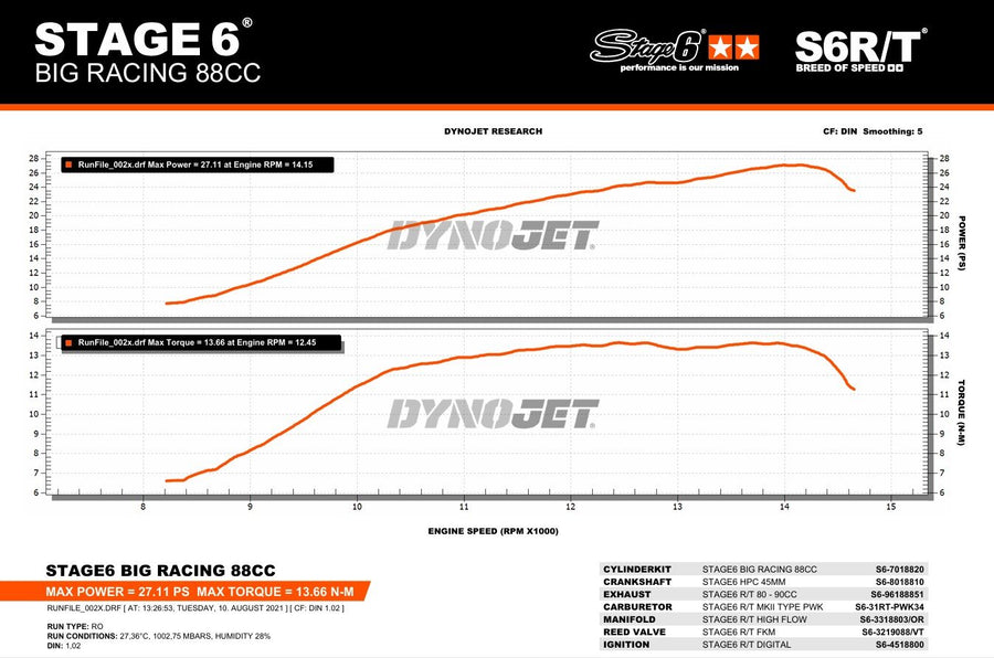 Beta RR Enduro 50 2T - engine pack cylinder crankshaft 45mm 88ccm