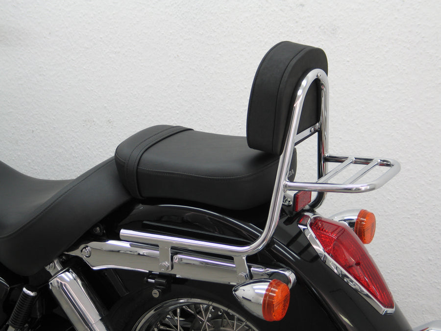 Honda VT 750 C4 [2004-2007] - Bar sissy en pipe avec oreillers et porte-bagages