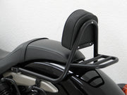 Default Title Honda Shadow Vt 750 C Black Spirit [2010-2011] - Sissy bar made of pipe with pillows and luggage rack, black