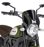 Default Title DUCATI SCRAMBLER 800 ICON DARK [2025] – Visière de pare-brise RetroVision – Noir