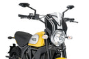 DUCATI SCRAMBLER 800 ICON DARK [2025] – RetroVision Windshield Visor – Black-55