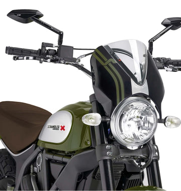 DUCATI SCRAMBLER 800 ICON DARK [2025] – Visière de pare-brise RetroVision