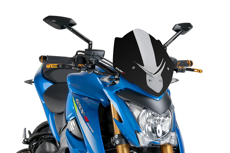 SUZUKI GSX-S 1000 [2020] - New Generation Sport Windshield | Black | PUIG 7653N
