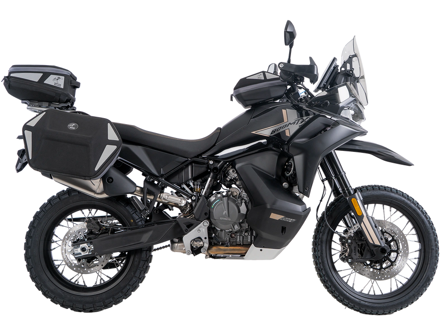 Porte-bagages arrière Hepco & Becker Smartrack pour CF Moto 800 MT-X / Comfort (2025-2026) - inclus dans l'ensemble complet