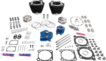 Harley-Davidson FXBR 1923 Softail Breakout 117 [2026] - 132" Power Package Motorleistungs-Kit – Oberfläche: Schwarz, Nicht hervorgehobene Kühlrippen – Bild 2