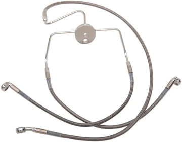 Harley Davidson Flhri [DRAG SPECIALTIES] - Stainless Steel Brake Line Kit, Extended
