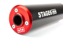 Beta RR Enduro 50 2T - Pot d'échappement 80 - 90cc CNC rouge / noir