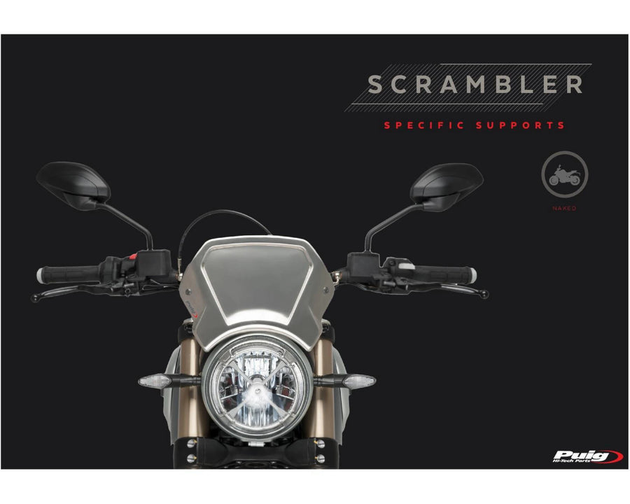 TRIUMPH SCRAMBLER 1200X [2025] – Façade ALU – argent