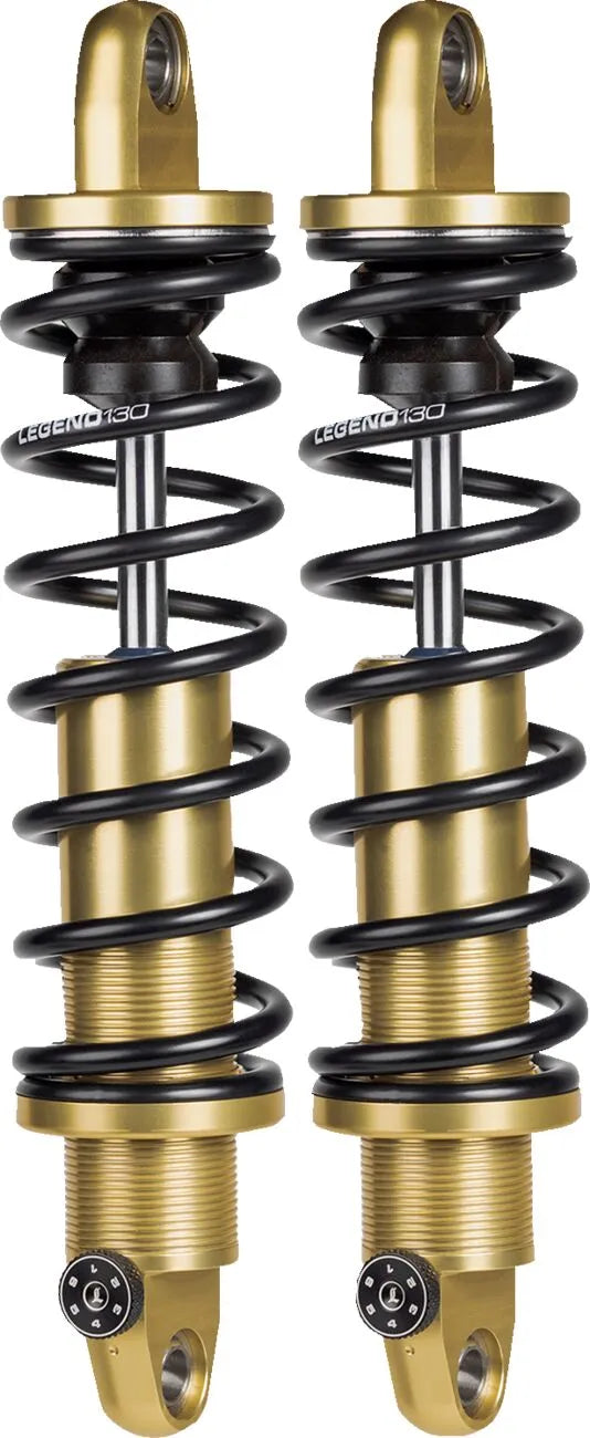 Harley-Davidson FLTRX 1923 Road Glide 117 [2026] - REVO-A Adjustable FL shock absorber - Surface: Anodized, Gold - Item no. 1310-1741 – Image 1