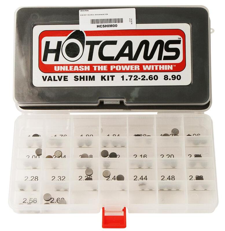 Ktm Sx-F 250 [HOT CAMS] - disques de valve Ø8,90x1,72 à 2,6mm - jeu de 3 pcs.
