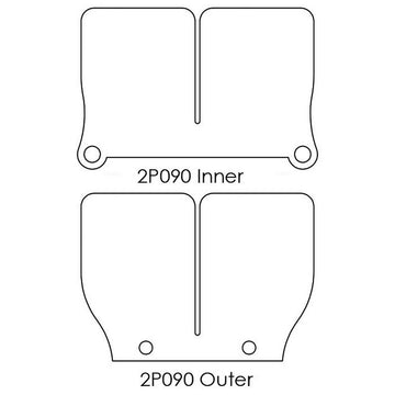Yamaha Wr 125 [V-FORCE] - PLAQUE DE REMPLACEMENT POUR BLOC MEMBRANE V-FORCE2