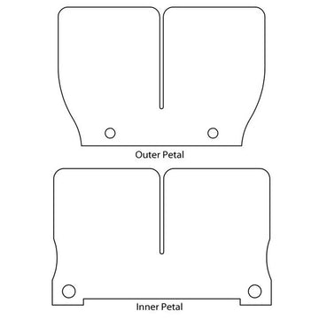 Ktm Exc 200 [V-FORCE] - PLAQUE DE REMPLACEMENT POUR BLOC MEMBRANE V-FORCE2