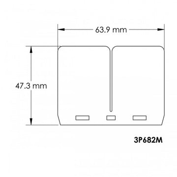 Gas Gas Ec 200 [V-FORCE] - PLAQUE DE REMPLACEMENT POUR BLOC DE MEMBRANE V-FORCE3