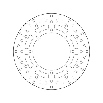 Honda Xr 600 [BREMBO] - Disque de frein rigide rond Série Oro