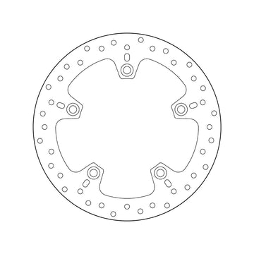 Bmw F 800 Gs Adventure [BREMBO] - Disque de frein rigide rond série Oro - 0