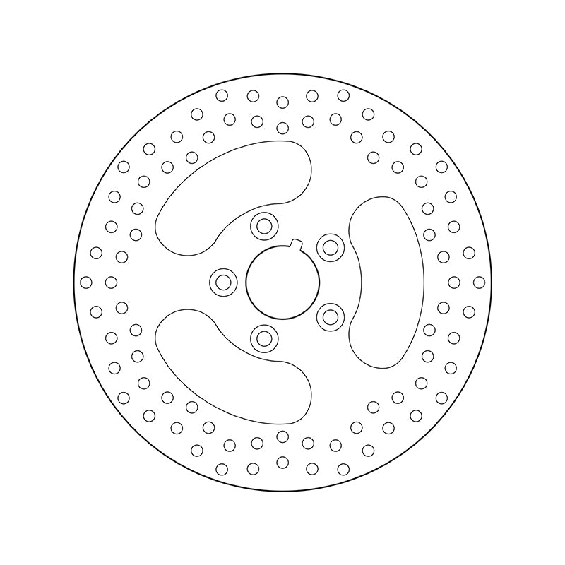 Harley Davidson Flstf [BREMBO] - Disque de frein rigide rond série Oro