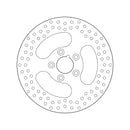 Harley Davidson Flstf [BREMBO] - Disque de frein rigide rond série Oro-2