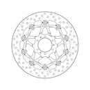 Honda Crossrunner 800 [BREMBO] - Disque de frein flottant rond Série Oro-2