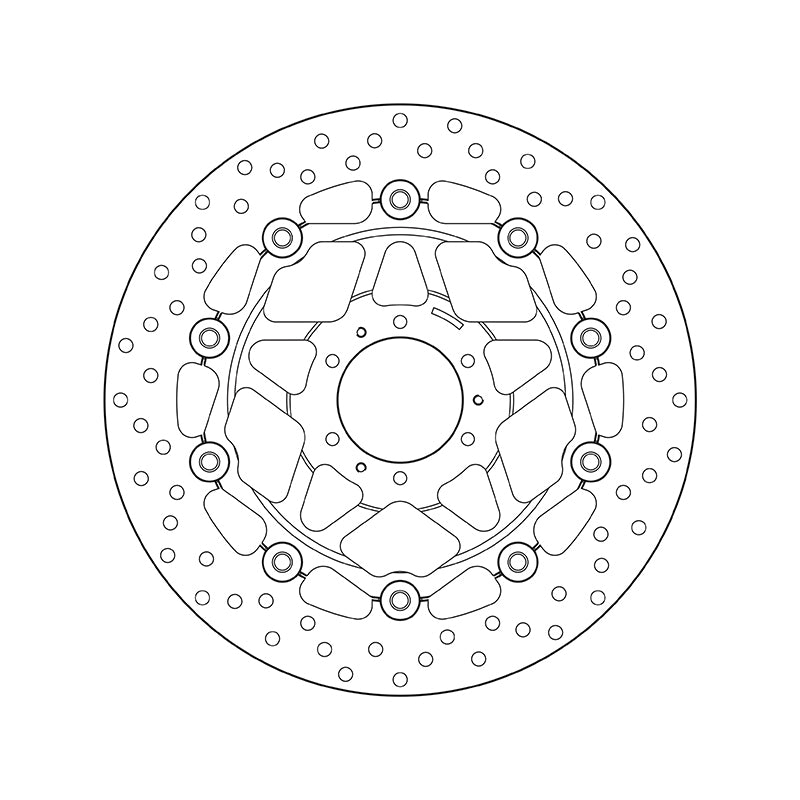 Honda Ctx 1300 [BREMBO] - Series Oro round floating brake disc