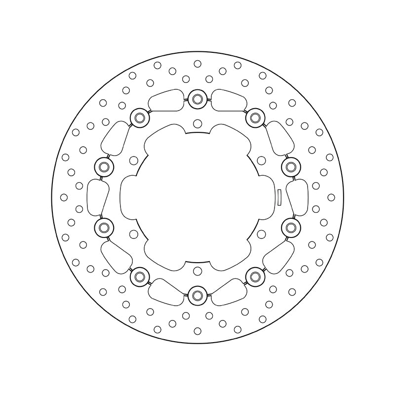 Yamaha Tdm 900 [BREMBO] - Disque de frein flottant rond série Oro