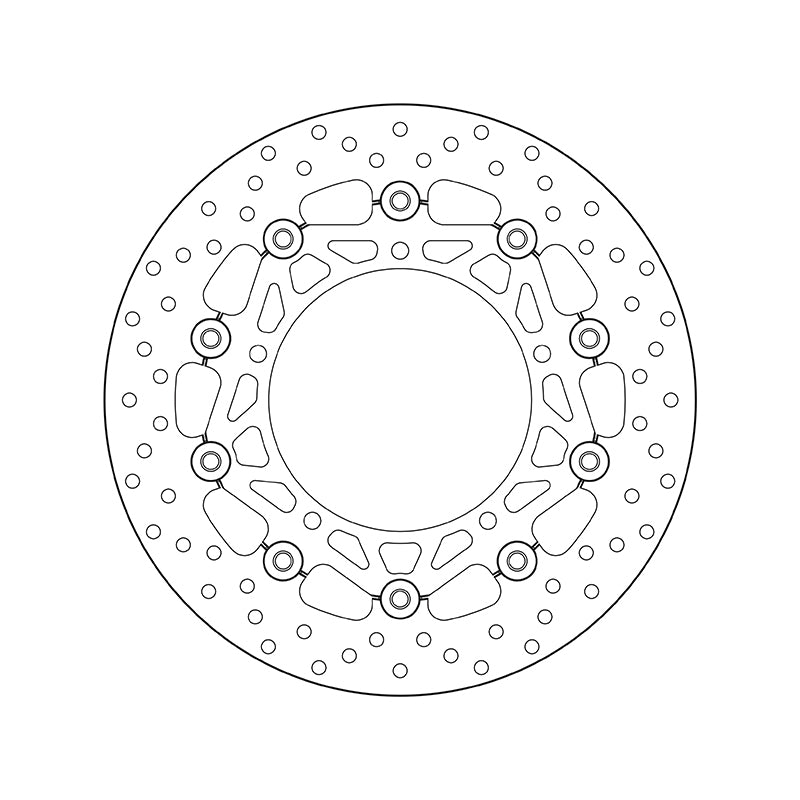 Yamaha Sp [BREMBO] - Disque de frein flottant rond série Oro