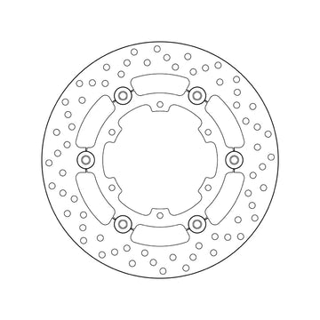 Ktm 1050 Adventure [BREMBO] - Disque de frein flottant rond série Oro