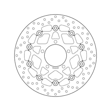 Kawasaki Kle 650 [BREMBO] - Disque de frein flottant rond Série Oro