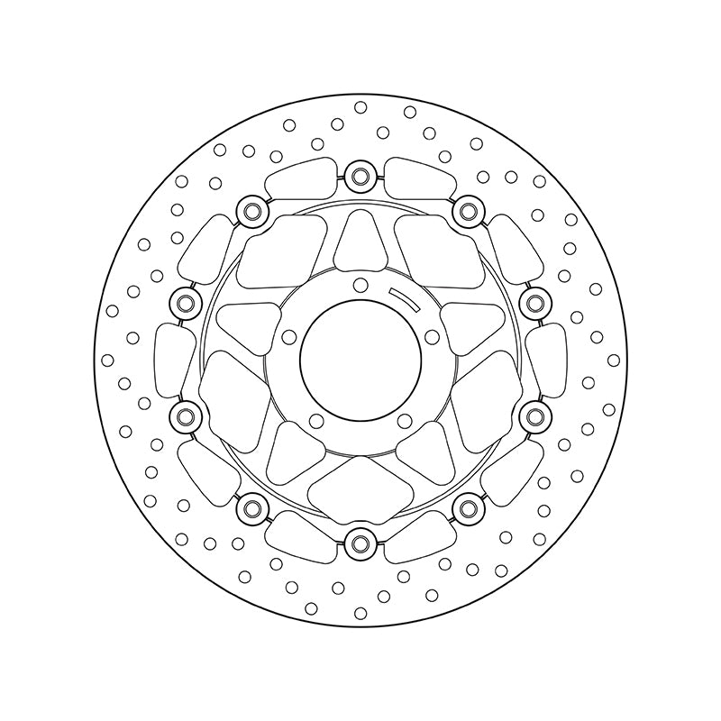 Ducati 749 [BREMBO] - Disque de frein flottant rond Série Oro