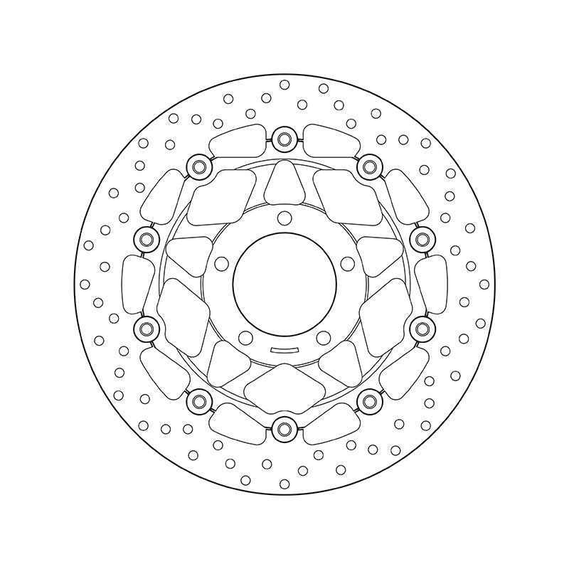 Triumph Tiger 1050 [BREMBO] - Series Oro round floating brake disc