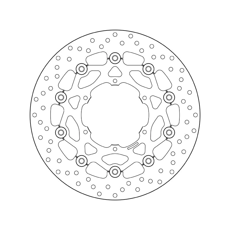 Bmw F 800 Gs Adventure [BREMBO] - Series Oro round floating brake disc