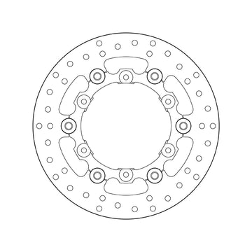 Ktm 690 Sm Prestige [BREMBO] - Disques de frein flottants ronds Série Oro - par paire