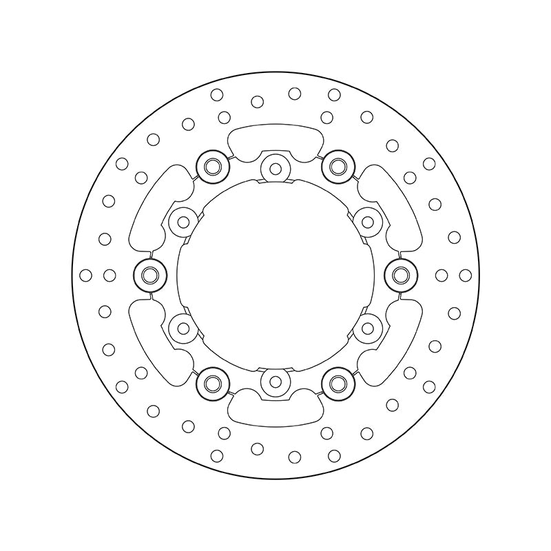 Husqvarna Supermoto 701 [BREMBO] - Series Oro round floating brake discs - in pairs