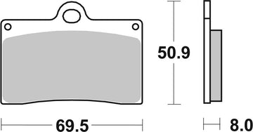 Ktm 640 Duke 2 [BREMBO] - Competition Carbon Ceramic Brake Pads - 07BB15RC