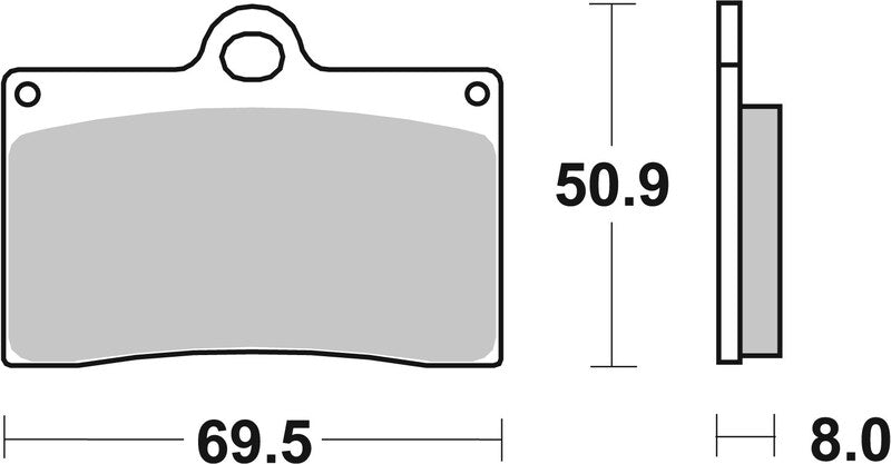 Ducati Sl 600 [BREMBO] - Competition Carbon Ceramic Brake Pads - 07BB15RC