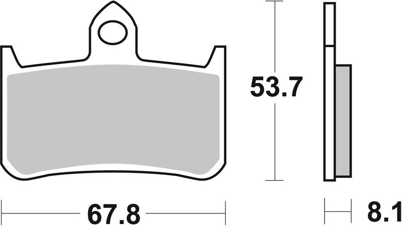 Honda Cb 900 [BREMBO] - Competition Carbon Ceramic Brake Pads - 07HO28RC